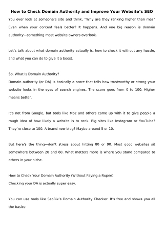 How to Find High‑DA Linking Domains