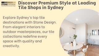 Exploring Top Tile Shops in Sydney: Style, Selection & Inspiration