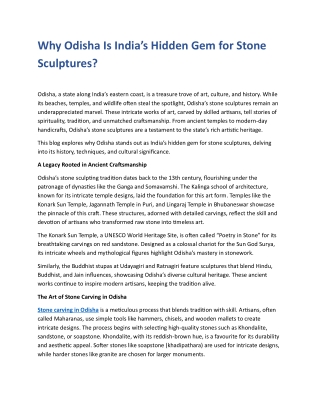 Why Odisha Is India’s Hidden Gem for Stone Sculptures.docx