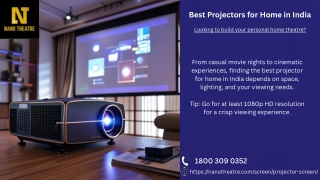 Best Projectors for Home in India – Features, Budget & Installation Guide