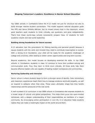 Shaping Tomorrow’s Leaders_ Excellence in Senior School Education