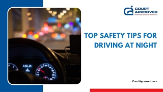 Essential Safety Tips for Safer Nighttime Driving Every Driver Needs