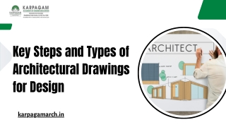 Key Steps and Types of Architectural Drawings for Design
