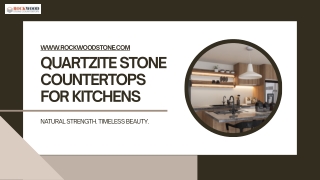 Quartzite Stone Countertops for Kitchens