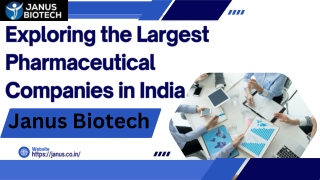 Exploring the Largest Pharmaceutical Companies in India