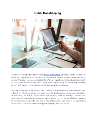 Dubai Bookkeeping