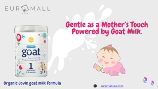 Organic Jovie goat milk formula