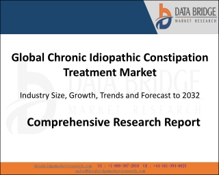 Chronic Idiopathic Constipation Treatment Market