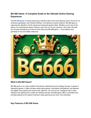 bg 666 game pdf