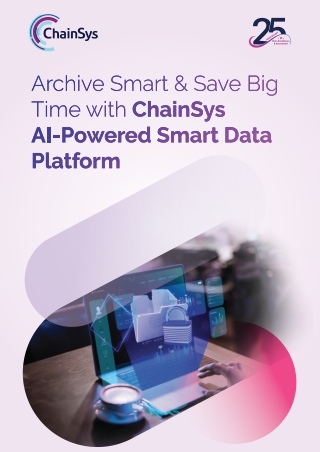 Archive Smart & Save Big Time with ChainSys AI-Powered Smart Data Platform