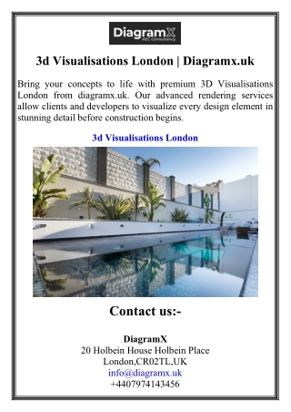 3d Visualisations London Diagramx.uk