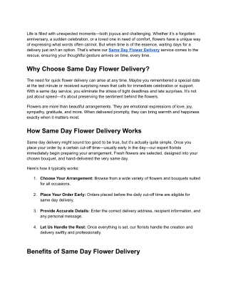 Need Flowers Fast_ Try Our Same Day Flower Delivery Service