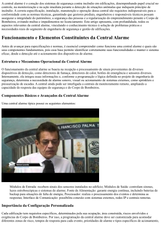 Central alarme: proteja seu prédio e atenda exigências do AVCB rápido