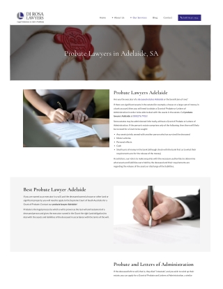 Probate Lawyers Adelaide