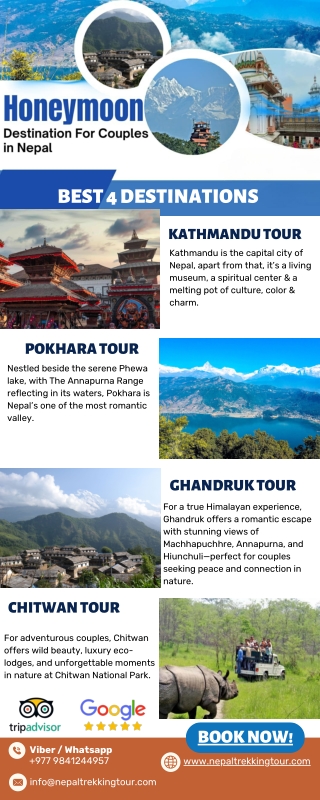 Honeymoon Destinations in Nepal for Couples