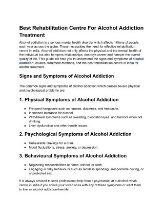 Alcohol Addiction: Causes, Effects, and Recovery Options