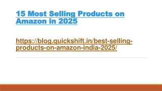15 Most Selling Products on Amazon in 2025