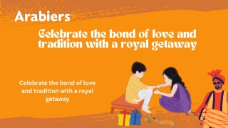 Celebrate the bond of love and tradition with a royal getaway