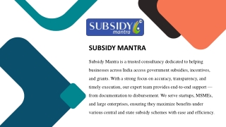 Apply Now for Coldstorage Subsidy with Expert Help from Subsidy Mantra