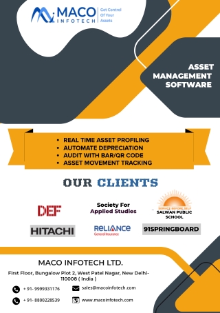 Best Asset Management Software for Businesses – Maco AMS