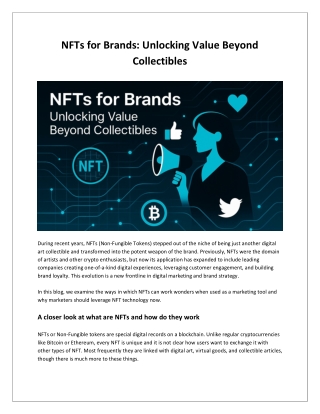NFTs for Brands_ Unlocking Value Beyond Collectibles