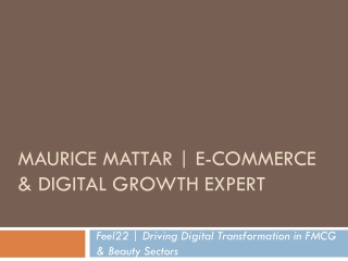 Maurice Mattar | Driving Digital Success in Retail