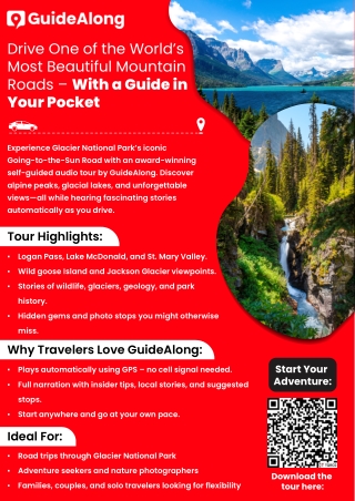 Experience Glacier National Park’s iconic Going-to-the-Sun Road