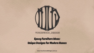 Epoxy Furniture Ideas Unique Designs for Modern Homes