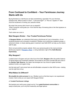 From Confused to Confident – Your Farmhouse Journey Starts with Us