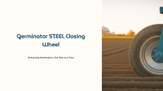 Germinator STEEL Closing Wheel