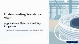 Resistance Wire: Structure, Functionality & Real-World Applications