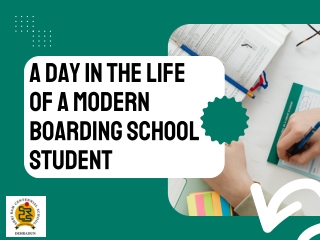 A Day in the Life of a Modern Boarding School Student