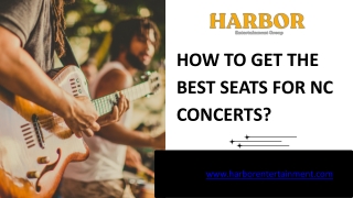 How to Get the Best Seats for NC Concerts