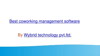 best coworking management software