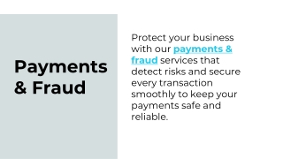 Payments & Fraud
