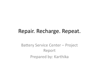 Battery Centre - Repair. Recharge. Repeat.
