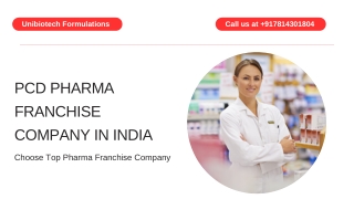 WHO-GMP certified PCD Pharma Franchise Company in India