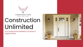 Residential & Commercial Doors Installation Company In Apopka, Florida