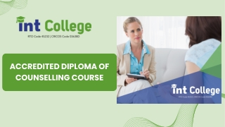Accredited Diploma of Counselling Course