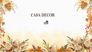 Casa Decor - Elegant Drawing Room Decorations