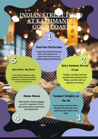 Indian Street Food at Kathmandu Gold Coast