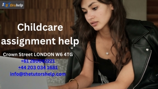 Childcare assignment help