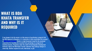 What is BDA Khata Transfer and why is it required
