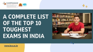 A Complete List of the Top 10 Toughest Exams in India