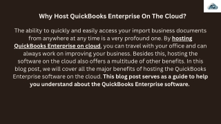 QuickBooks Enterprise Hosting: Secure & Scalable Cloud Solutions