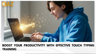 Boost Your Productivity with Effective Touch Typing Training