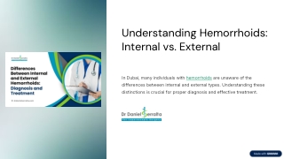 A Clinical Guide to Internal and External Hemorrhoids
