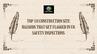 Top 10 Construction Site Hazards That Get Flagged in UK Safety Inspections