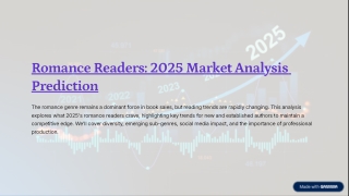 Romance Readers: 2025 Market Analysis Prediction