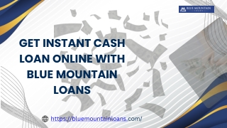 Instant Cash Loan Online